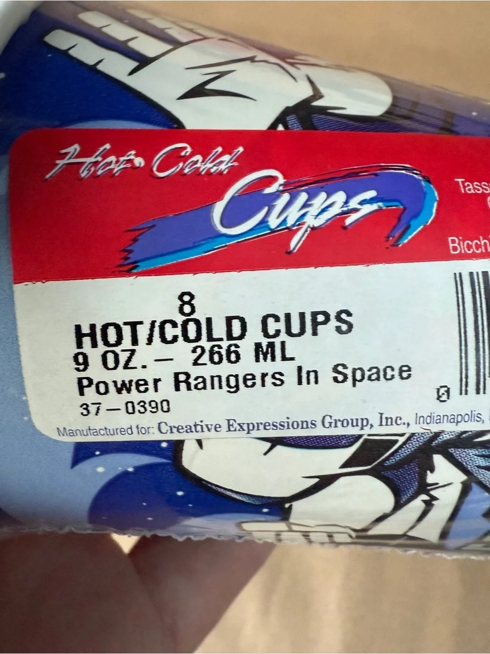 Vintage 1998 Power Rangers Space Party Supplies Lot Happy Birthday